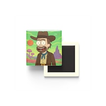Arthur Morgan - 9x9 Cm Baskılı Kare Buzdolap Magneti