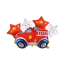 Itfaiye Arabasi 5 Li Set Folyo Balon 256