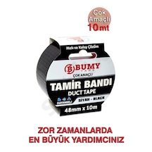 Duct Tape Tamir Bandı 48mm X 10mt Siyah
