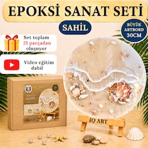 Epoksi Reçine Seti Sahil Deniz Temalı Premium Yaratıcılık Seti Video Eğitimli Epoksi Reçine Kiti- Hobi Kiti, Epoksi Başlangıç Seti, Epoksi Sanat Seti 00008