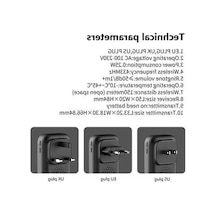 Pazly Zili Uzun Mesafe Su Geçirmez Akıllı Kapı Zili Kablosuz Dış Ürün Beyaz Beyaz