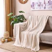Soft Koltuk Şalı - Gri - 180x210 Cm Renkli