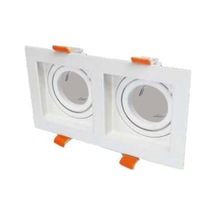 CATA CT-5237 PARS KARE SPOT İKİLİ BEYAZ+BEYAZ