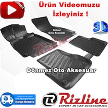 Audi A6 3D Paspas Havuzlu Siyah 2015-2019 Arası Rizline