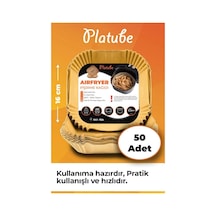 Pisirme Kagidi 50 Adet Airfryer Yagli Kagit Xiaomi Philips Air Fryer Tüm Markalara Uyumlu Kare
