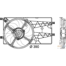 Mahle-knecht-behr Cff179000p Fan Motoru Fiorino 08 1.3d-bipper 08 Nemo 08 1.4hdı Klimasız 51780660