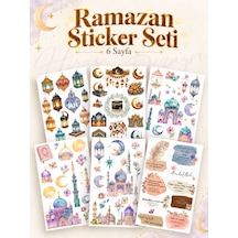 Hiras Dizayn Ramazan ve İslami Temalı Sticker Seti 6 Sayfa