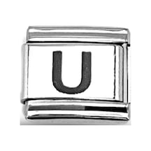 U Harfli Charm Paslanmaz Çelik Harf Charm Kişiye Özel Bileklik Aksesuarı Diğer