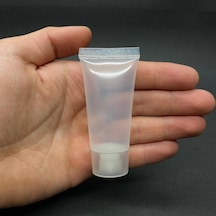Şeffaf Boş Krem Tüpü 20ml , Vidalı Kapaklı Merhem Tüpü , Şeffaf Lipgloss Tüp 20 Ml X 3 Adet