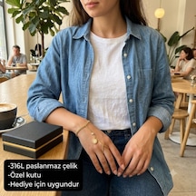 Taş Detaylı Şahmeran Bileklik Lunéa Éclat Hand Chain Çok Renkli