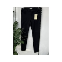 Çınar Boutique Büyük Beden Esneyen Kumaş Kot Pantalon-siyah - 38 Siyah Siyah