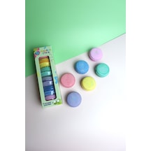6 Lı Renkli Yumuşak Macaron Tebeşir Seti