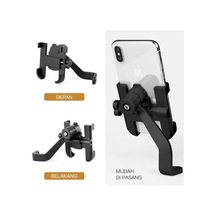 Alüminyum Gövdeli Metal Ayna Bağlantılı Motosiklet Telefon T Tdrtr 7