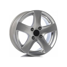 Peugeot Uyumlu Jant P015 6X15 4X108 Et-20 65.1 Silver 4 Adet