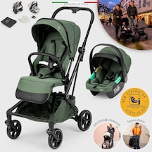 Elele Rotativo Çift Yönlü Kabin Tipi Travel Bebek Arabası Yeşil