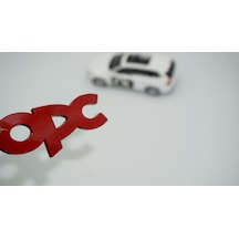 Dk Tuning Opel Opc Bagaj Kırmızı Abs Logo Amblem Arma -