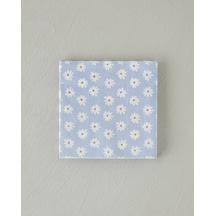 English Home Spring Daisies Kağıt 20'li Kağıt Peçete 33x33 Cm Mavi