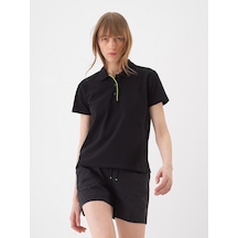 Xint Siyah Pamuk Dokulu Regular Fit Tişört 602417