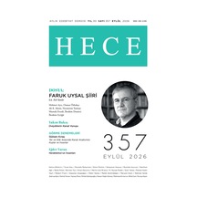 Hece Dergi 357.sayı Eylül 2026