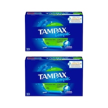 2 Adet Tampax Compak Süper Aplikatörlü Tampon