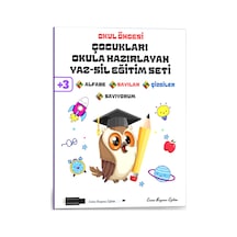 Çocukları Okula Hazırlayan Yaz-sil Eğitim Seti