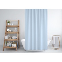 Zethome Jackline Banyo Duş Perdesi 0010 Mavi Tek Kanat 1x120x200 Çok Renkli