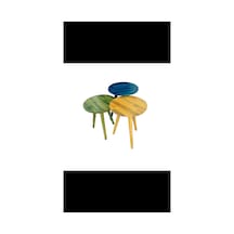 3 Lü Zigon Sehpa Kahverengi - 876646155 Kahverengi