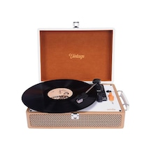 Umie Vintage Um-p353 Pikap Bluetoothlu 3.5mm Auxın&rcao Destekli Müzik Kutusu