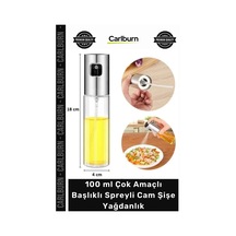 Mutfak Zeytinyağı Sirke Sos Yağdanlık Sprey Başlıklı Şeffaf 100 Ml Çok Amaçlı Spreyli Cam Şişe Diğer
