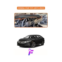 Honda Cıvıc Fc5 2015-2022 Torpido Örtüsü Güneşten Korur Kolay Montaj Tam Uyum F64