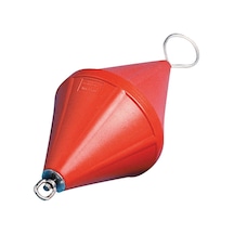 Moor. Buoy Bi-Con. w/Foam  St.Rod Ø320x660mm Orange