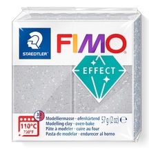 Staedtler Fimo Effect Polimer Kil 812 Glitter Silver