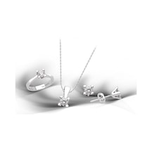 Kuyumcudükkani Tektaş Mini Set -24027-w-w 10 Beyaz