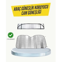Metalize Reflektörlü Katlanabilir Araç Güneşliği Yüksek Performanslı Isı Ve Uv Koruması