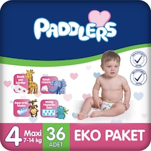 Bebek Bezi 4 Numara Maxi (7-14 Kg) 36 Adet – Eko Paket, 12 Saat Kuruluk