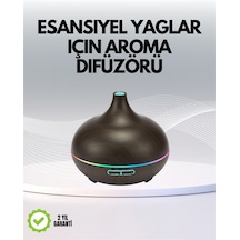 7 Renk Işıklı Ultrasonik Hava Difüzörü Sessiz Ve Güvenli Kullanım - Lisinya