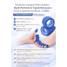 Kendinden Yapışkan Nefes Alabilen Ayak Parmak Topuk Koruyucu Tırnak Ayak Koruma Nefes Alabilen 2 Ad