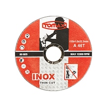 İnox Kesici 115 X 1,0 X 22 Mm 25 Adet