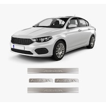 Fiat Egea Uyumlu 2015 Ve Üzeri Krom Kapı Eşiği 4 Kapı Paslanmaz Çelik
