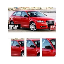 Audi A3 2008-2013 Uyumlu Parlak Siyah Batman Ayna Kapağı