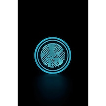 Pratikyus 7 Renkli Led Akıllı Bardak Altlığı Işıkları Usb Şarjlı, Sensörlü, Araba İçi Dekoratif Atmosf Çok Renkli