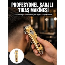 Hepsi Type-c Şarjlı Lcd Ekranlı Profesyonel Saç Sakal Tıraş Makinesi Yeni Nesil Najmaddin 1 - 2 Saat