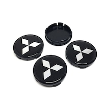 Mitsubishi Siyah Plasto 56/52 Jant Göbeği