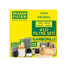 Mann-filter Skoda Yeti 1.4 Tsi Filtre Bakım Seti 2010-2014 4kp Cbz-cax-cms