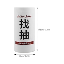 Yuvarlak Mendil Kutusu Çok Amaçlı Mendil Kutusu Düzenleyici Araç İçi Kullanım Mendil Saklama Mukavva 1 Set