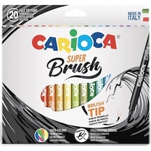 Carioca Super Brush Keçeli Kalem 20'li