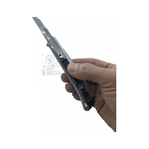 Vıp-Tec Maket Bıçağı. Metal Gövde. Küçük Boy 9 Mm Deri El Aleti