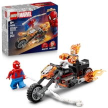 LEGO® ǀ Marvel Örümcek Adam, Ghost Rider Motosikletine Karşı 76335 -6 Yaş ve Üzeri Çocuklar için Yaratıcı Oyuncak Yapım Seti (72P)