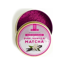 Pink Vanilla Matcha 25g, Vanilya Aromalı Pembe Matcha Doğal Pancar Renklendirici