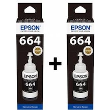 Epson  664 Serisi 2Li Siyah  Mürekkep Seti